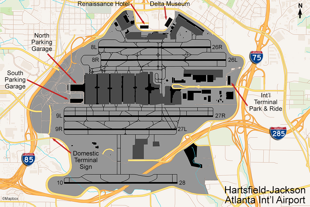 ATL Airport Map