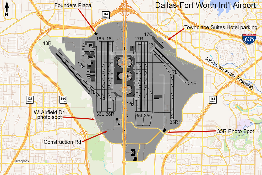 DFW Airport Map