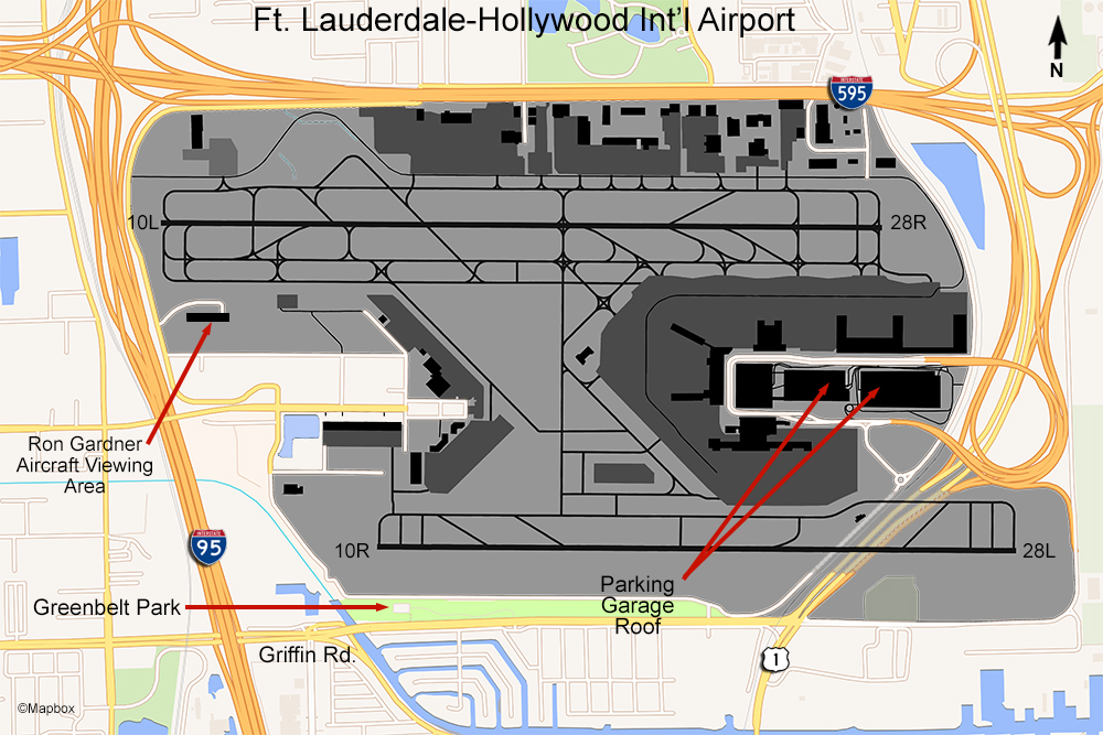 FLL Airport Map