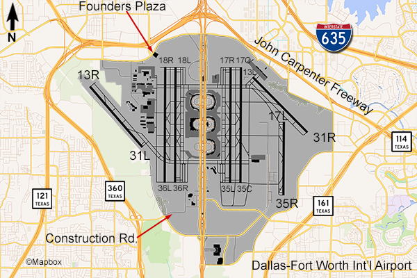 DFW Airport Map