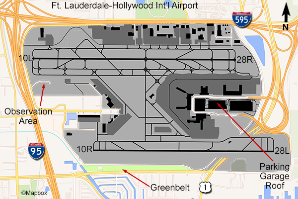 FLL Airport Map