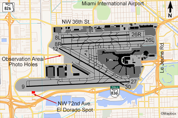 MIA Airport Map