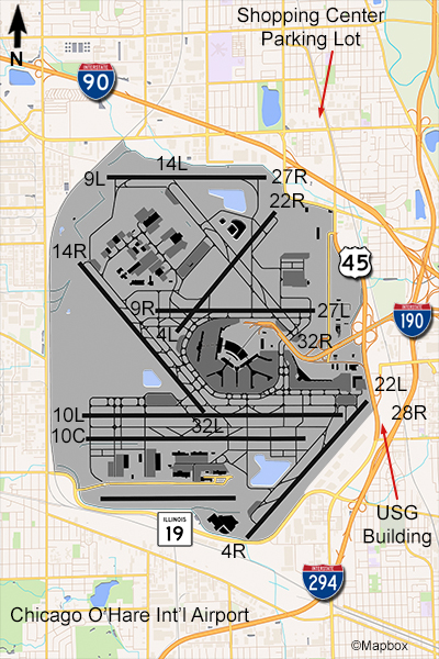 ORD Airport Map