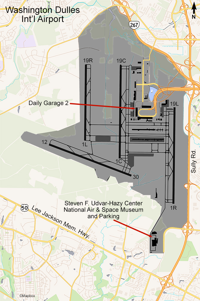 IAD Airport Map