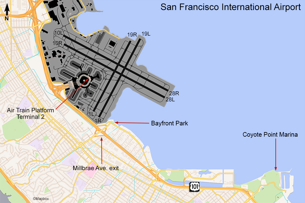 SFO Airport Map