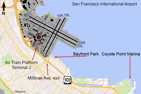 SFO Airport Map