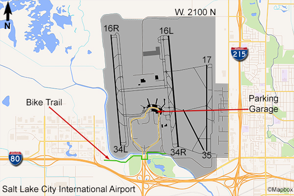 SLC Airport Map