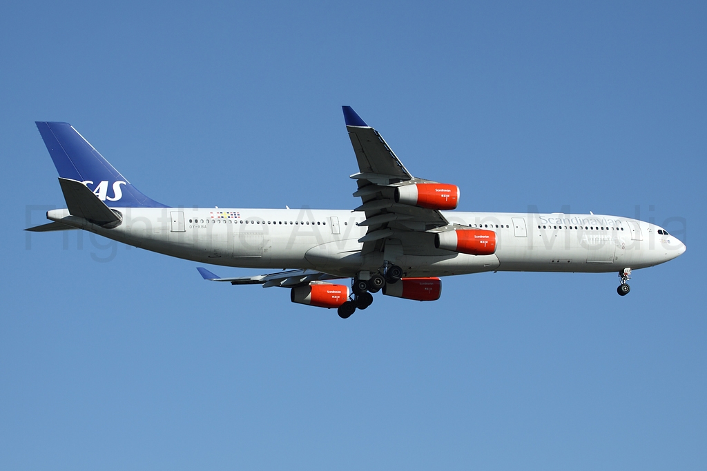 Scandinavian Airlines Airbus A340-313E OY-KBA