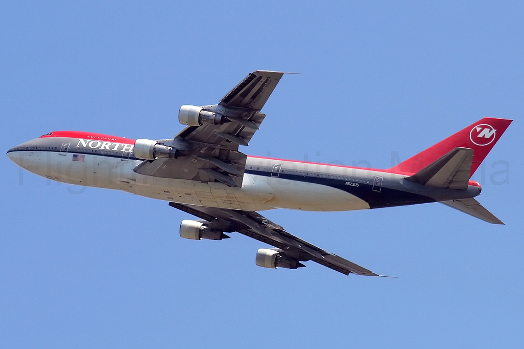 Northwest Airlines Boeing 747-251B N623US