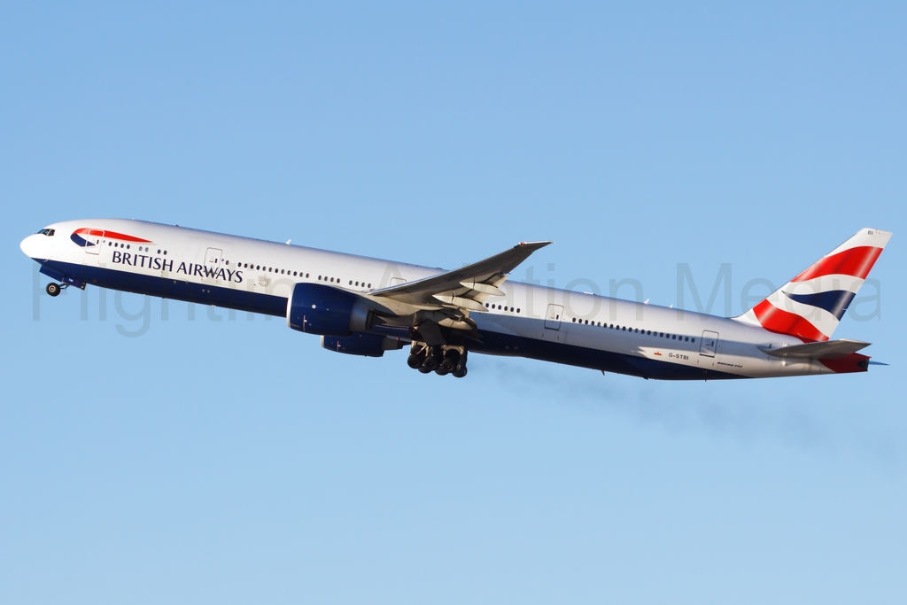 British Airways Boeing 777-336ER G-STBI