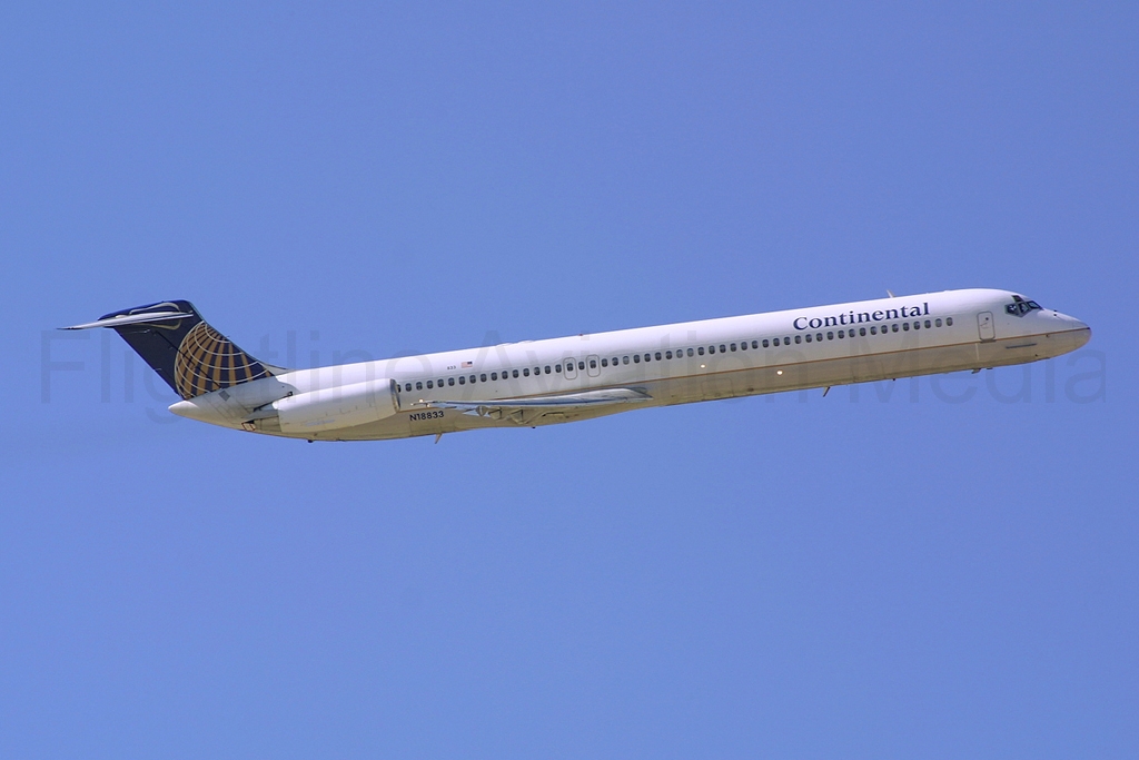 Continental Airlines McDonnell Douglas MD-82 N18833