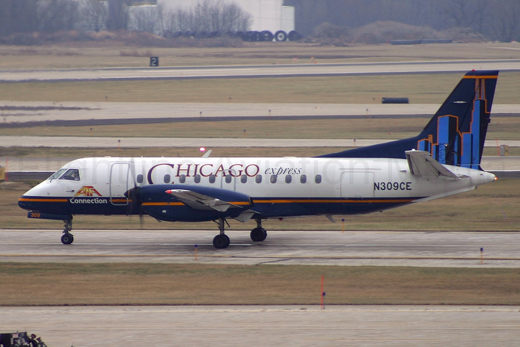 Chicago Express (ATA Connection) Saab 340B N309CE