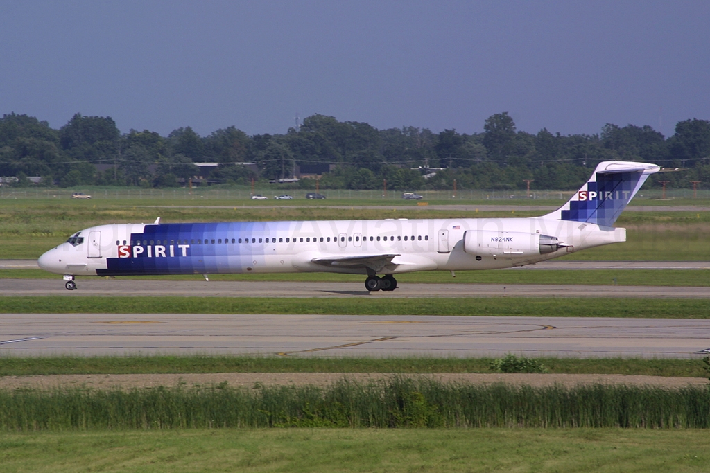 Spirit Airlines McDonnell Douglas MD-83 N824NK