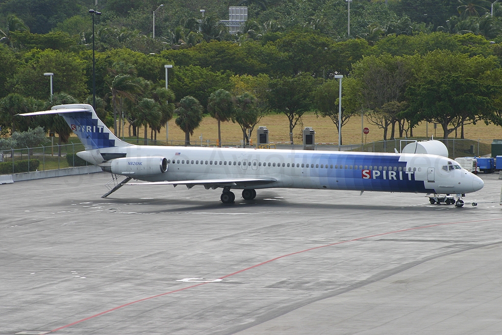 Spirit Airlines McDonnell Douglas MD-82 N826NK