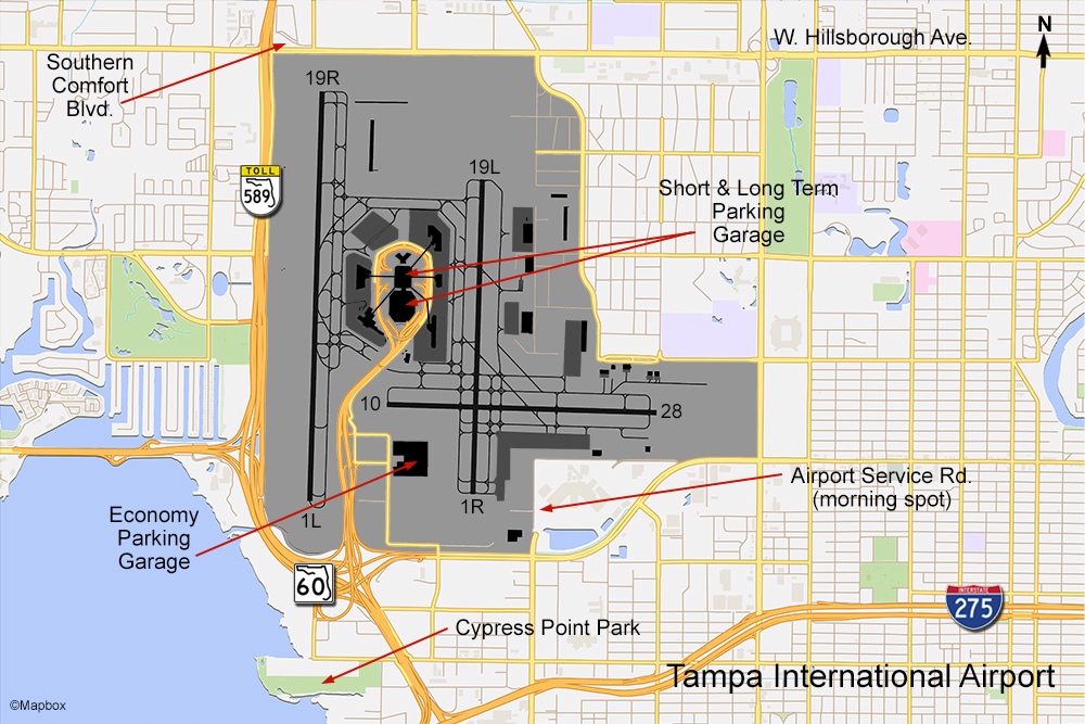 TPA Airport Map