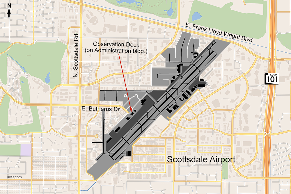 SD Airport Map