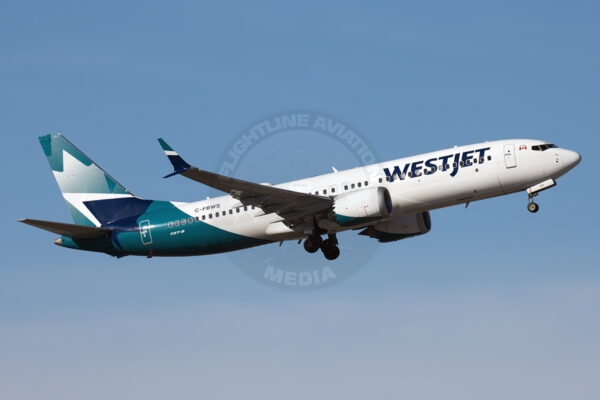 WestJet Boeing 737-8 Max C-FBWS